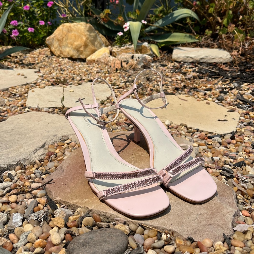 Elegant Pink Strappy Sandals
